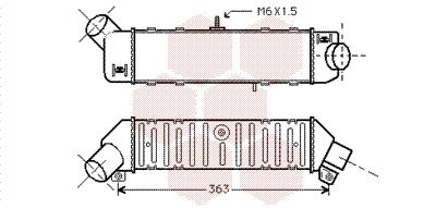 VAN WEZEL Интеркулер 58004162